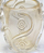 Vaso Em Murano Centro transparente/dourado 21x18cm - Imagem 1
