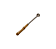 Colher Para Coquetel Em Aço e Bambu 27cm - Imagem 1