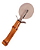 Cortador De Pizza Em Bamboo/inox 18cm - Imagem 1