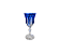Taça De Licor Cristal Azul Escuro Strauss 80ml - Imagem 1