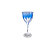 Taça De Vinho Cristal Branco e Azul Claro Strauss 330ml - Imagem 1