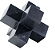 Escultura Em Mármoe Nero Uno 9x9x9cm - Imagem 1