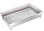 Bandeja Lavabo em Prata Montpellier 4x39x129cm - Imagem 1