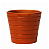 Vaso Em Cerãmica Tessa Terracota 17x16cm - Imagem 1