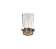 Porta Velas Em Bronze Com Vidro Minuano 41x32x26cm - Imagem 1