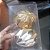Jogo 2 Bolas glitter Dourado/Branco 10 CM - Imagem 1