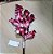 Galho Azevinho Metalico Rosa 40CM - Imagem 1