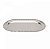 Bandeja Oval Balls de Zamac Niquelado 23x13x1cm Wolff - Imagem 4