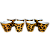Vaso Copo Em Porcelana Para Chá Onça Safari Lacorte - Imagem 6