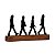 Escultura De Mesa Em Metal Beatles Abbey Road 20cm - Imagem 2