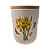 Pote De Cerâmica Hermético Le Jardin 800ml Branco Com Flores - Imagem 2