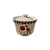 Pote De Cerâmica Hermético Le Jardin 400ml Branco Com Flores - Imagem 1