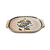 Bandeja De Cerâmica Le Jardin Branco Com Flores - Imagem 1