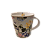 Jogo De 4 Peças De Canecas Em Cerâmica Fantasy Branco Com Flores - Imagem 2