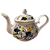 Chaleira De Cerâmica Fantasy Branco Com Flores - Imagem 1