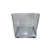 Vaso De Policarbonato Quadrado Base Arredondada Transparente M - Imagem 1