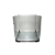 Vaso De Policarbonato Quadrado Base Arredondada Transparente G - Imagem 1