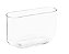 Vaso De Vidro Oval Transparente - Imagem 1