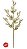 Haste Estrela Gliter Dourado 76cm - Imagem 1