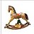 Cavalo De Balanço Em Resina G - Imagem 1
