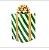 Gift Box Em Resina Verde e Branco - Imagem 1