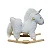 Balanço De Madeira De Unicórnio Plush Com Música - Imagem 3