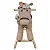 Balanço De Madeira De Cavalo Pé De Pano e Urso Plush Com Música - Imagem 2