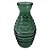 Vaso De Vidro Verde Com Textura - Imagem 1
