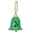 Sino Natalino Para Pendurar De Metal Verde 15x15x17cm - Imagem 1