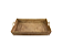 Bandeja Retangular TANGSI Em Rattan Natural G 58x47x12cm - Imagem 1
