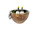 Champanheira PATNA LIGHT Em Madeira e Inox 40x20cm - Imagem 3