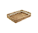 Bandeja Retangular TANAH Em Rattan Natural 43x30x7cm - Imagem 2