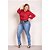 Camisete Bogge Jeans Manga Longa Plus Size - Imagem 1