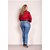 Camisete Bogge Jeans Manga Longa Plus Size - Imagem 2