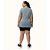 T- Shirt Alto Giro Skin Fit Inspiracional Plus Size - Imagem 9