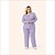 Pijama Lua Encantada Manga Longa com Abertura Plus Size - Imagem 2