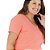Blusa Malwee Manga Curta em Viscose Plus Size - Imagem 5