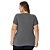 Blusa Malwee Manga Curta em Viscose Plus Size - Imagem 4