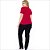 Blusa Lisamour Manga Curta em Viscolycra Plus Size - Imagem 7
