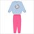 Pijama Malwee Infantil Manga Longa em Moletom Flanelado - Imagem 3