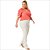 Blusa Lisamour Manga Curta em Viscolinho Plus Size - Imagem 3