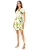 Vestido Malwee Folhagem Com Recorte Franzido Em Viscose - Imagem 3