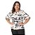 Blusa Malwee Plus Size  Manga Curta - Imagem 1