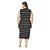 Vestido Malwee Plus Size Listrado - Imagem 4