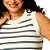 Regata Malwee Plus Size Listrada - Imagem 4