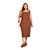 Vestido Lisamour Cavado Plus Size - Imagem 1