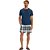 Pijama Cor Com Amor Masculino Manga Curta Com Bermuda - Imagem 1