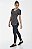 T-Shirt Alto Giro Skin Fit Alongada Decote V - Imagem 3
