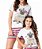Pijama Malwee Infantil Menina Manga Curta - Imagem 1