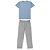 Pijama Malwee Masculino Manga Curta e Calça - Imagem 3